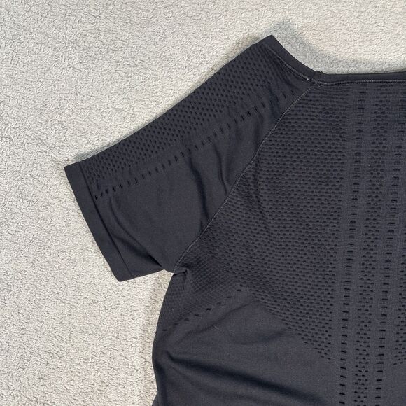 Athleta Foothill T Shirt Women’s Size S Black Vented Workout Outdoors Yoga Basic - Picture 13 of 13